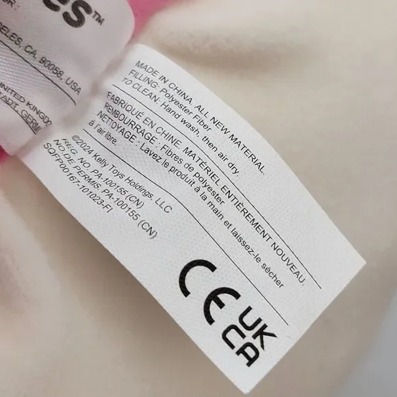 Squishmallows Geraldine Pink Cat Brock Bulldog Plush Flipamallow 9” Stuffed - Picture 6 of 9